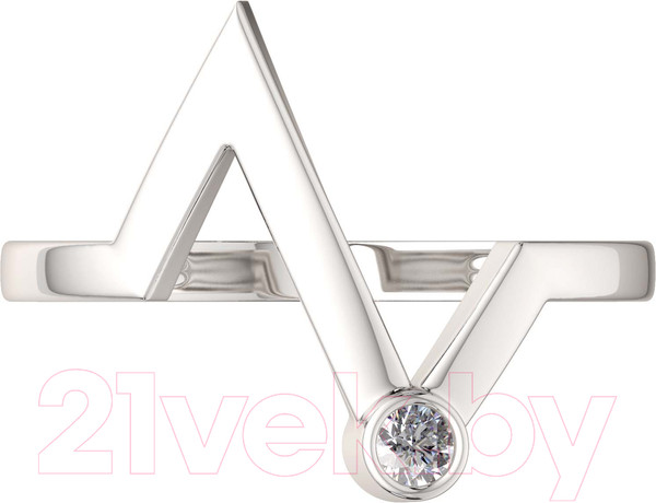 Изображение товара Кольцо из серебра ZORKA 0210700 (р.17.5, с фианитом)