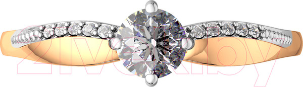 Изображение товара Кольцо из розового золота ZORKA 210516 (р.16.5, с фианитами)