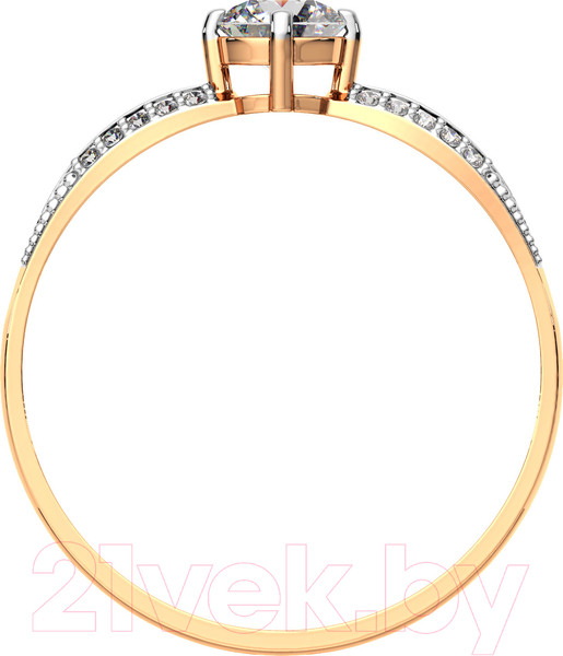Изображение товара Кольцо из розового золота ZORKA 210516 (р.16.5, с фианитами)