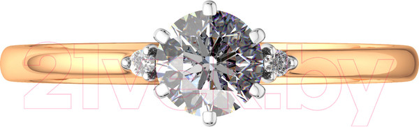 Изображение товара Кольцо из розового золота ZORKA 210529 (р.16, с фианитами)