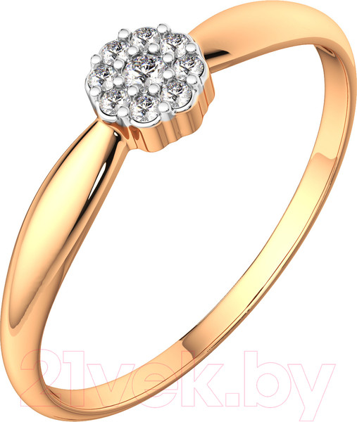 Изображение товара Кольцо из розового золота ZORKA 210652.14K.R (р.16.5, с фианитами)