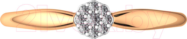 Изображение товара Кольцо из розового золота ZORKA 210652.14K.R (р.16.5, с фианитами)