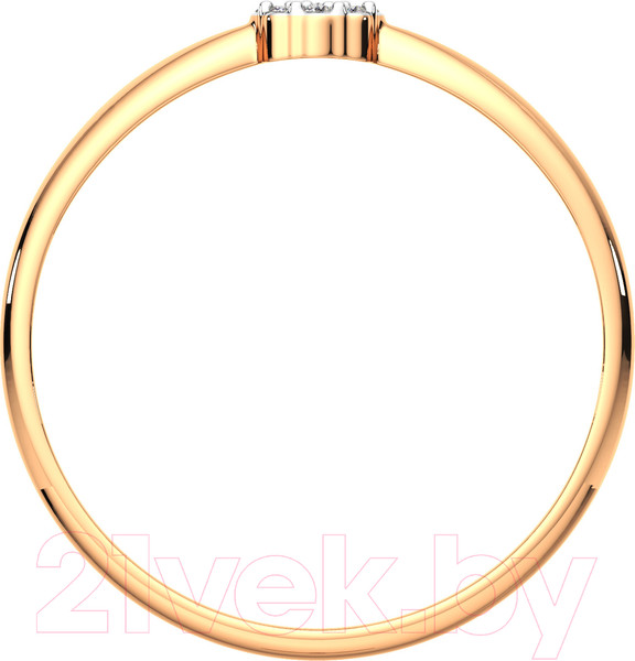 Изображение товара Кольцо из розового золота ZORKA 210652.14K.R (р.16.5, с фианитами)