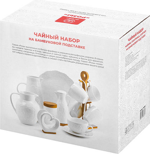 Изображение товара Чайный набор Elan Gallery Розы / 540865