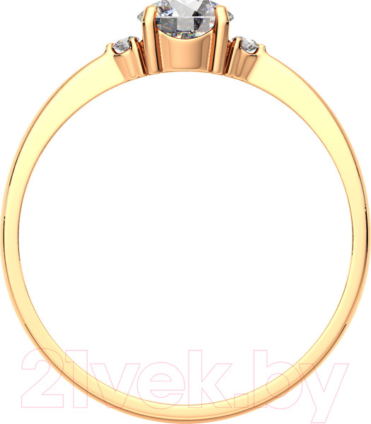 Изображение товара Кольцо из розового золота ZORKA 210655.14K.R (р.16.5, с фианитами)