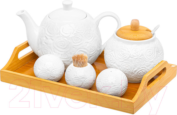 Изображение товара Набор для сервировки Elan Gallery Розы / 540862 