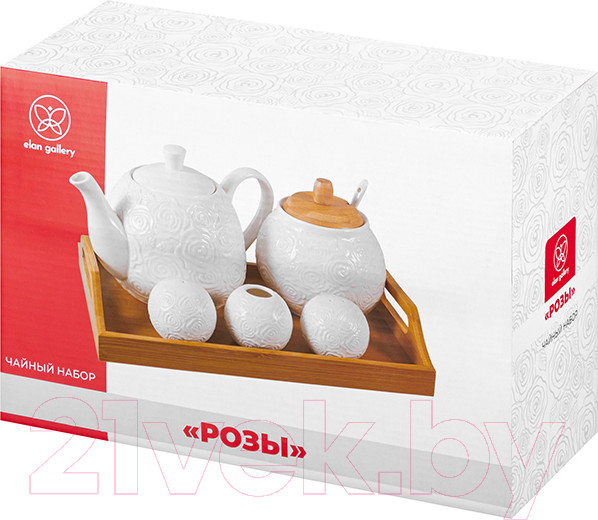 Изображение товара Набор для сервировки Elan Gallery Розы / 540862 