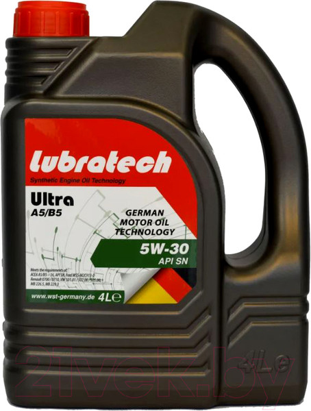 Изображение товара Моторное масло Lubratech Ultra 5W30 A5/B5 (4л)