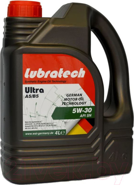 Изображение товара Моторное масло Lubratech Ultra 5W30 A5/B5 (4л)