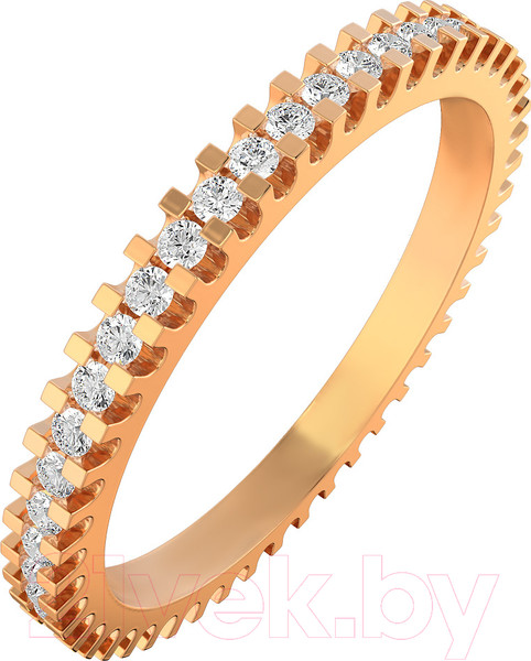 Изображение товара Кольцо из розового золота ZORKA 210664.14K.R (р.16.5, с фианитами)