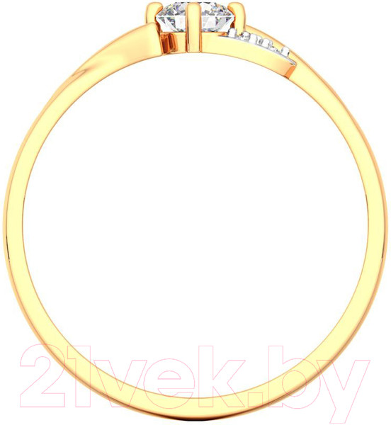 Изображение товара Кольцо из розового золота ZORKA 210674.14K.R (р.16.5, с фианитами)