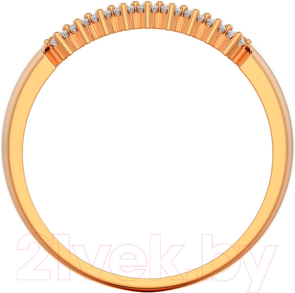 Изображение товара Кольцо из розового золота ZORKA 210708.14K.R (р.17.5, с фианитами)