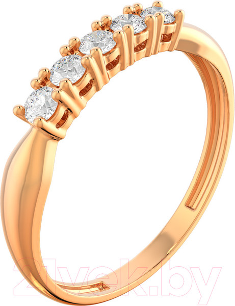 Изображение товара Кольцо из розового золота ZORKA 210709.14K.R (р.16.5, с фианитами)