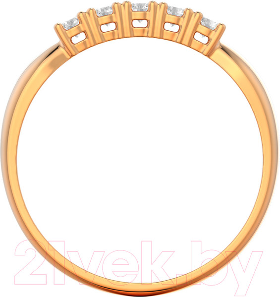 Изображение товара Кольцо из розового золота ZORKA 210709.14K.R (р.16.5, с фианитами)