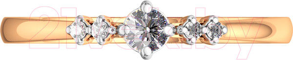 Изображение товара Кольцо из розового золота ZORKA 210876.14K.R.ZZ (р.17, с фианитами)