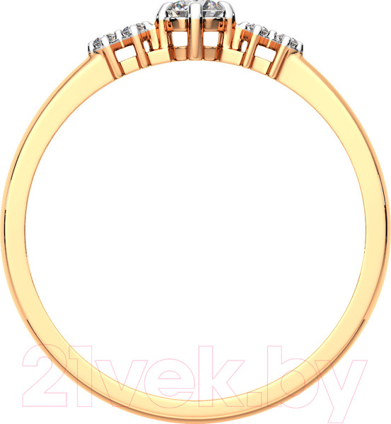 Изображение товара Кольцо из розового золота ZORKA 210876.14K.R.ZZ (р.17, с фианитами)