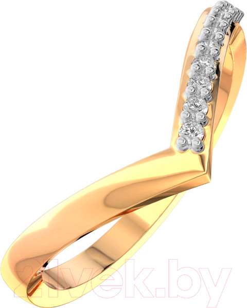 Изображение товара Кольцо из розового золота ZORKA 210883.14K.R.ZZ (р.17, с фианитами)