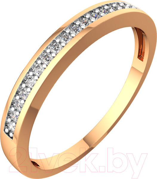 Изображение товара Кольцо из розового золота ZORKA 210910.14K.R.ZZ (р.17, с фианитами)