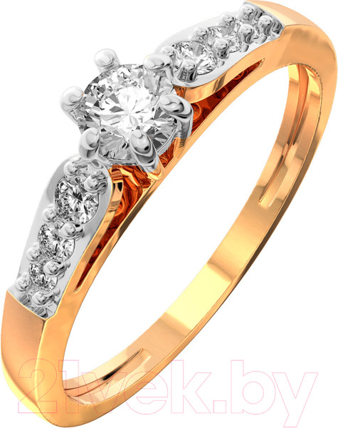 Изображение товара Кольцо из розового золота ZORKA 210920.14K.R.ZZ (р.16.5, с фианитами)