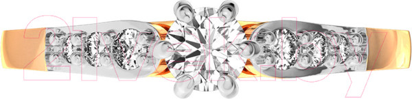 Изображение товара Кольцо из розового золота ZORKA 210920.14K.R.ZZ (р.16.5, с фианитами)