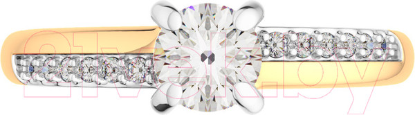 Изображение товара Кольцо из розового золота ZORKA 210962.14K.R.ZZ (р.16.5, с фианитами)