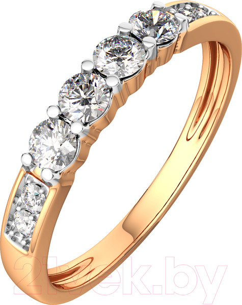 Изображение товара Кольцо из розового золота ZORKA 2101187.14K.R.ZZ (р.16, с фианитами)