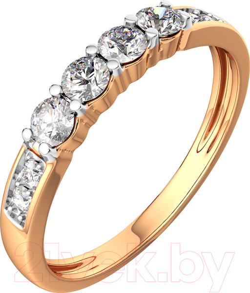 Изображение товара Кольцо из розового золота ZORKA 2101187.14K.R.ZZ (р.16, с фианитами)