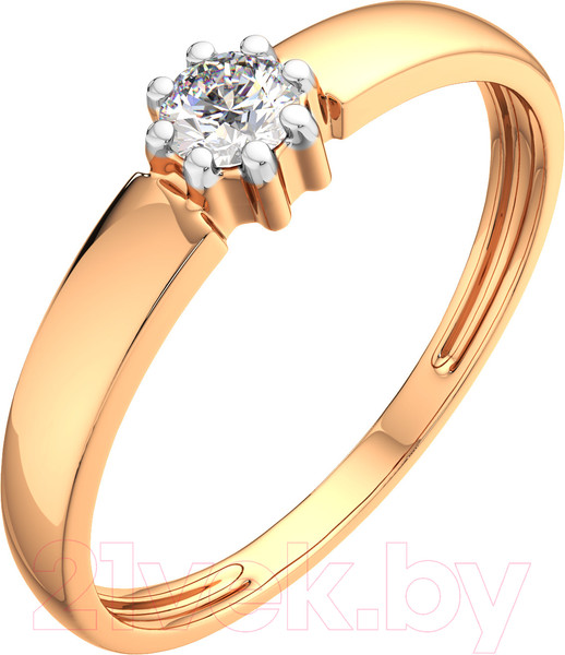 Изображение товара Кольцо из розового золота ZORKA 2101220.14K.R.ZZ (р.16.5, с фианитом)
