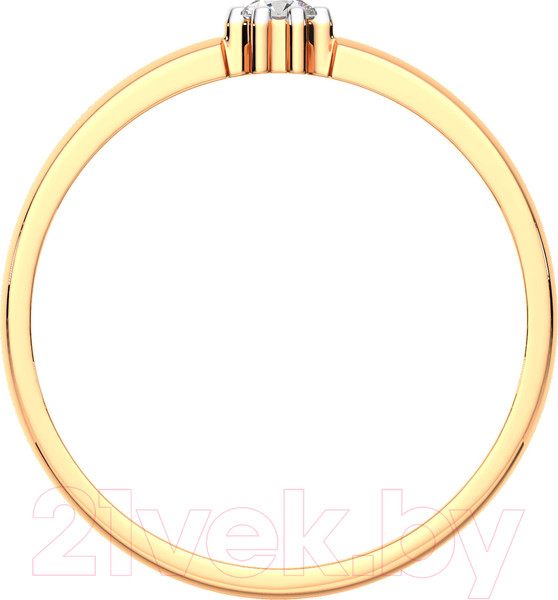 Изображение товара Кольцо из розового золота ZORKA 2101220.14K.R.ZZ (р.16.5, с фианитом)