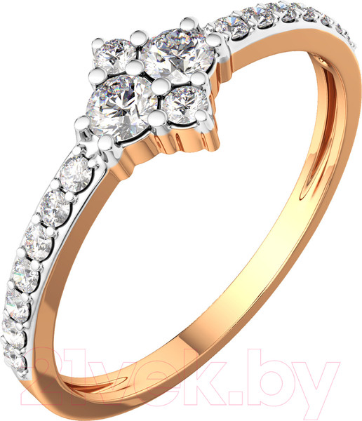 Изображение товара Кольцо из розового золота ZORKA 2101233.14K.R (р.16.5, с фианитами)
