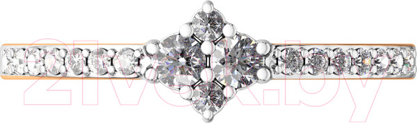 Изображение товара Кольцо из розового золота ZORKA 2101233.14K.R (р.16.5, с фианитами)