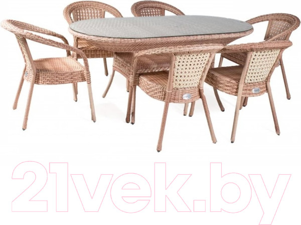 Изображение товара Стол садовый AIKO Camellia 7035П овальный (167x88x75)