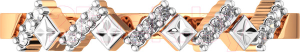 Изображение товара Кольцо из розового золота ZORKA 210928.14K.R.ZZ (р.16, с фианитами)