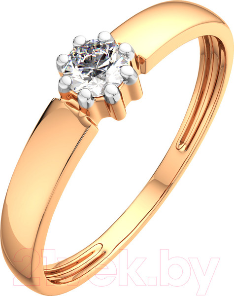 Изображение товара Кольцо из розового золота ZORKA 2101220.14K.R.ZZ (р.16.5, с фианитом)