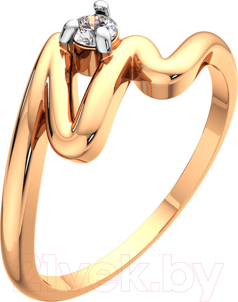 Изображение товара Кольцо из розового золота ZORKA 2101159.14K.R.ZZ (р.16.5, с фианитом)