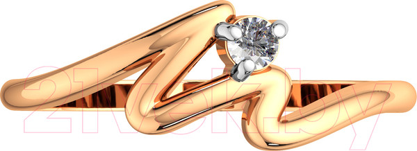 Изображение товара Кольцо из розового золота ZORKA 2101159.14K.R.ZZ (р.16.5, с фианитом)