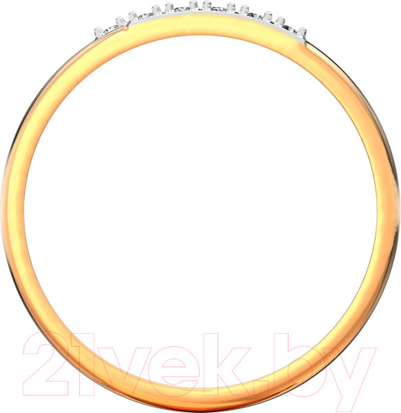 Изображение товара Кольцо из розового золота ZORKA 2101040.14K.R.ZZ (р.17, с фианитами)
