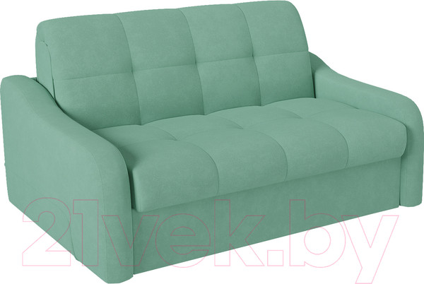Изображение товара Диван Mebel-Ars Лидер ППУ 120x200 (Vivaldi 09 мятный)