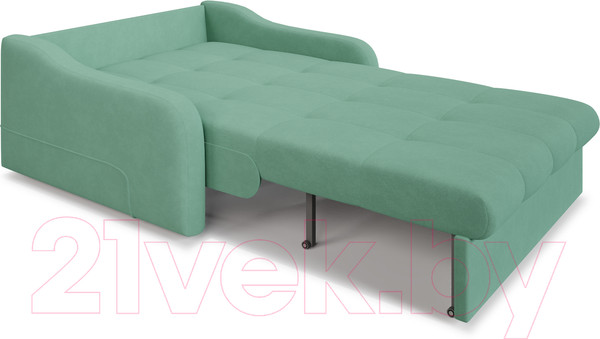 Изображение товара Диван Mebel-Ars Лидер ППУ 120x200 (Vivaldi 09 мятный)