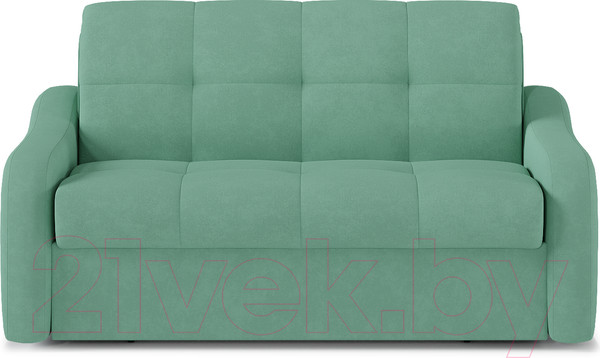 Изображение товара Диван Mebel-Ars Лидер ППУ 120x200 (Vivaldi 09 мятный)