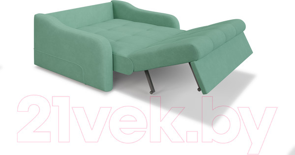 Изображение товара Диван Mebel-Ars Лидер ППУ 120x200 (Vivaldi 09 мятный)