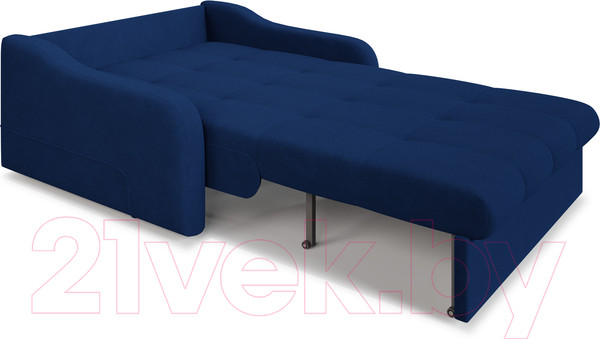 Изображение товара Диван Mebel-Ars Лидер ППУ 120x200 (Vivaldi 14 синий)