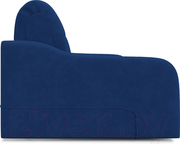 Изображение товара Диван Mebel-Ars Лидер ППУ 120x200 (Vivaldi 14 синий)