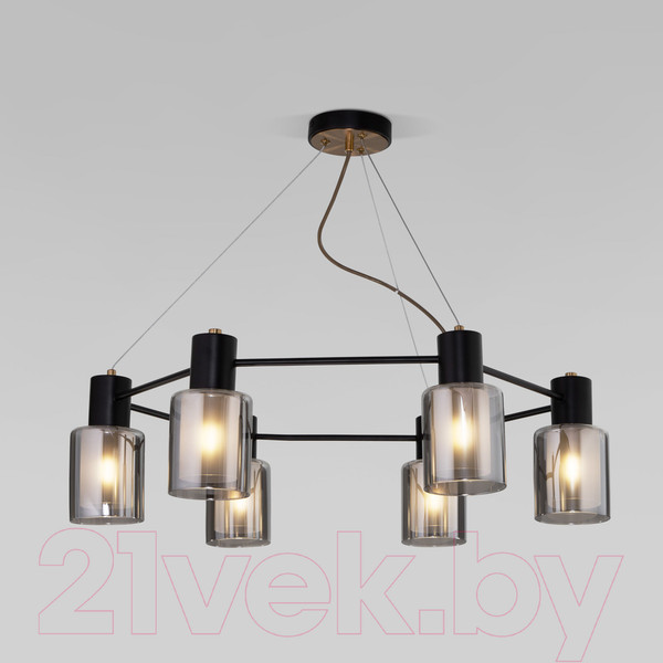 Изображение товара Люстра Евросвет 70219/6 (черный/античная бронза)
