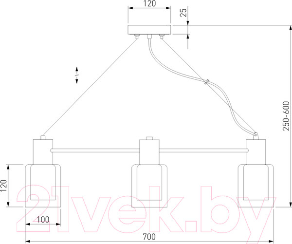Изображение товара Люстра Евросвет 70219/6 (черный/античная бронза)