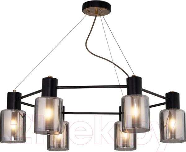 Изображение товара Люстра Евросвет 70219/6 (черный/античная бронза)