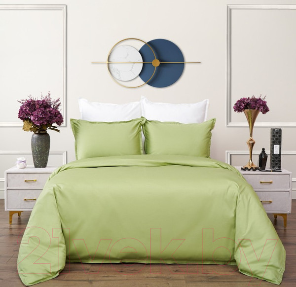 Изображение товара Комплект постельного белья Sofi de Marko Селина 2х / 2х-С-Сл-сал (салатовый)