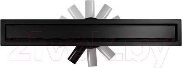 Изображение товара Трап для душа Roxen Supra Black 91050-100