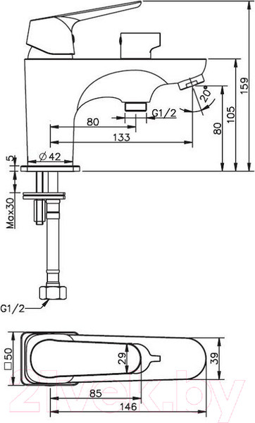 Изображение товара Смеситель Esko New York NY 53