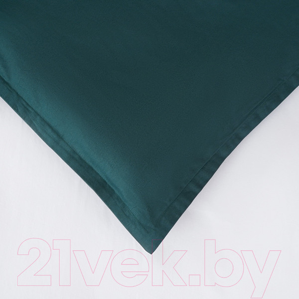 Изображение товара Комплект постельного белья Sofi de Marko Селина Евро / Евро-С-Сл-т.зел (темно-зеленый)